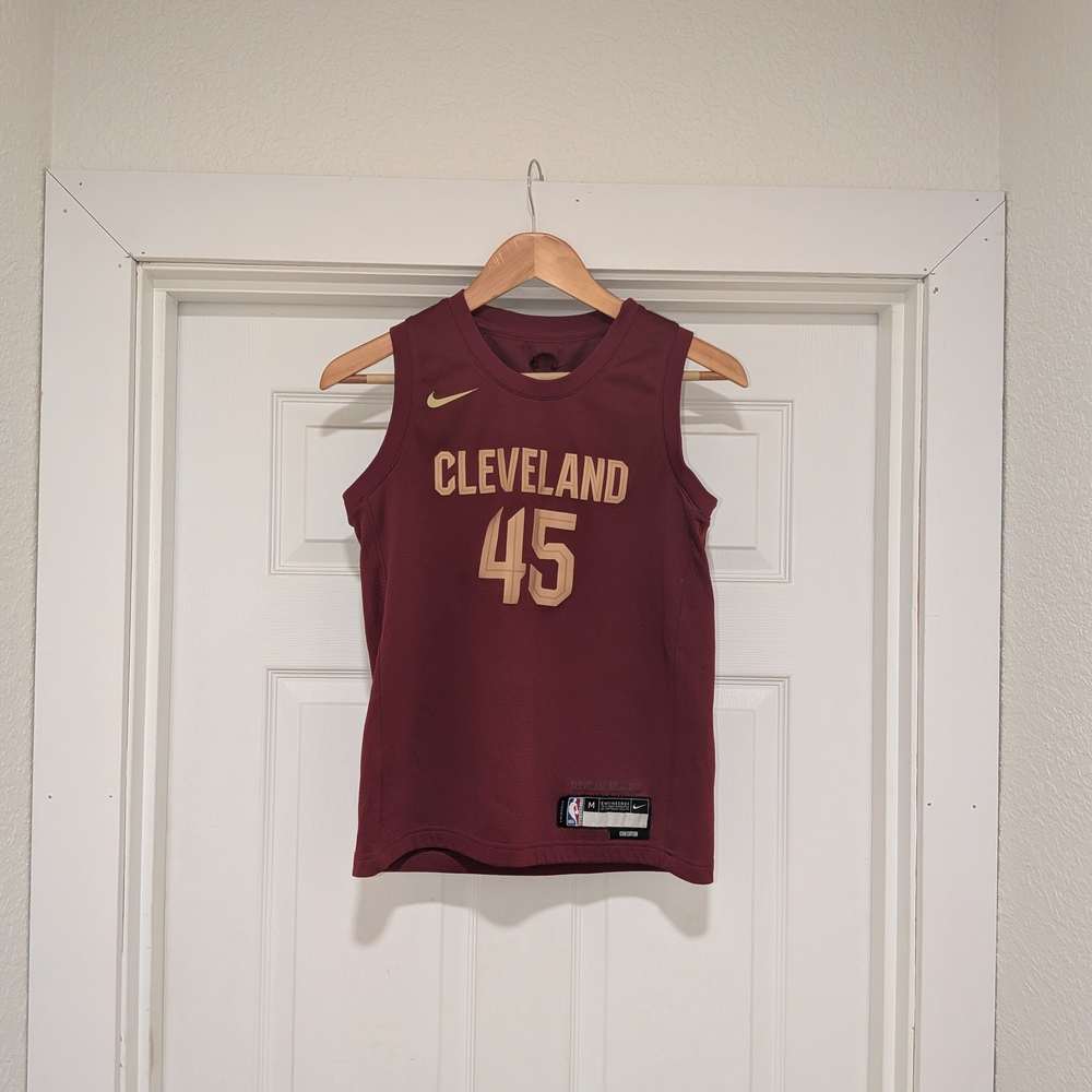 Cleveland Kids Basketball Jersey - Maroon and Gold
